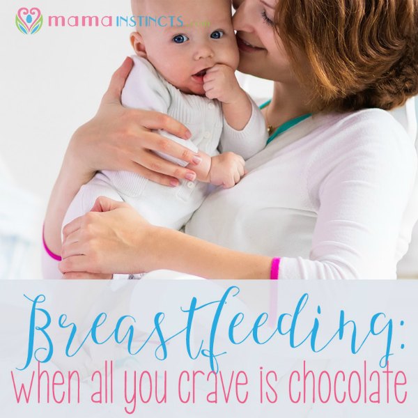 Are you breastfeeding and craving sweets like never before? Find out why + tips on how to deal with it. #breastfeeding #cravings