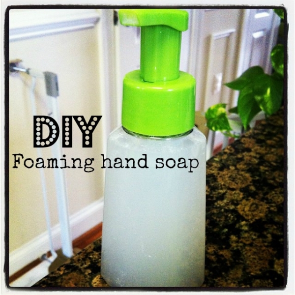 DYI {Organic} Foaming hand soap