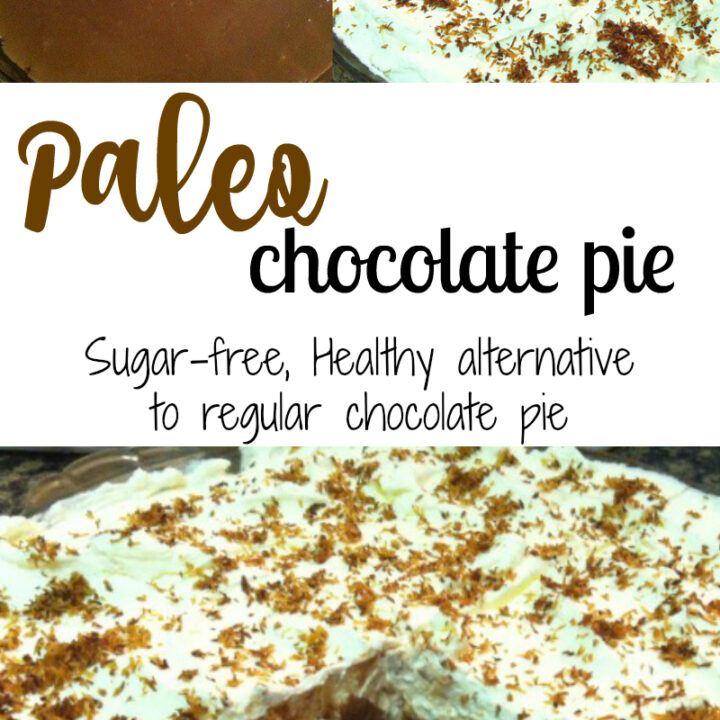 Who doesn't love chocolate pie? Try this kid-friendly, paleo and healthy data-pin-description=
