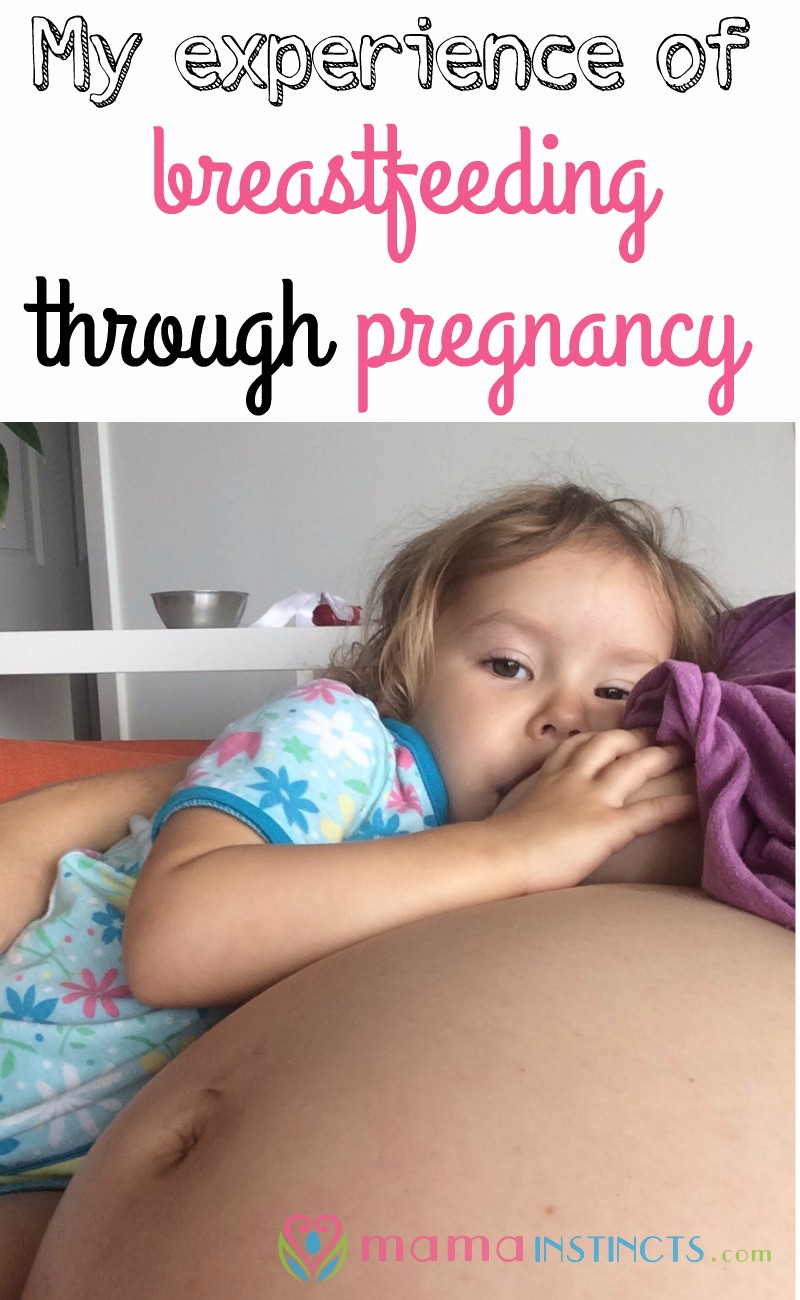 Learn what to expect when nursing through pregnancy + some great resources on the topic. 