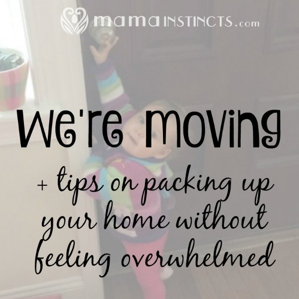 We are moving (again!). Find out how you can pack up your home without getting overwhelmed. #moving #packing #newhome