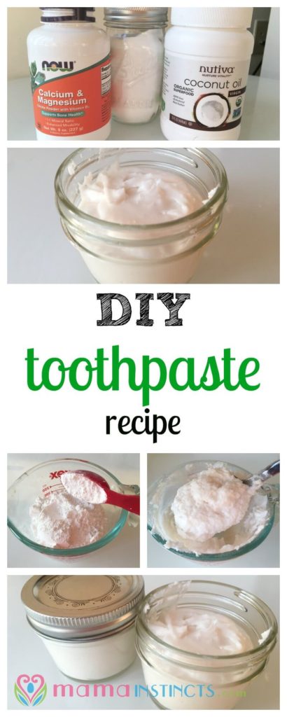 DIY toothpaste recipe