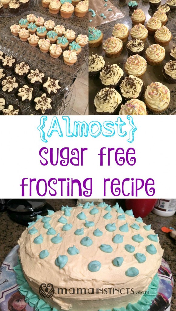 {Almost} sugar free frosting recipe