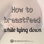 Learn how to breastfeeding while lying in bed to get a good night's sleep. #breastfeeding #nursing #breastfeedingtips #nursinginbed