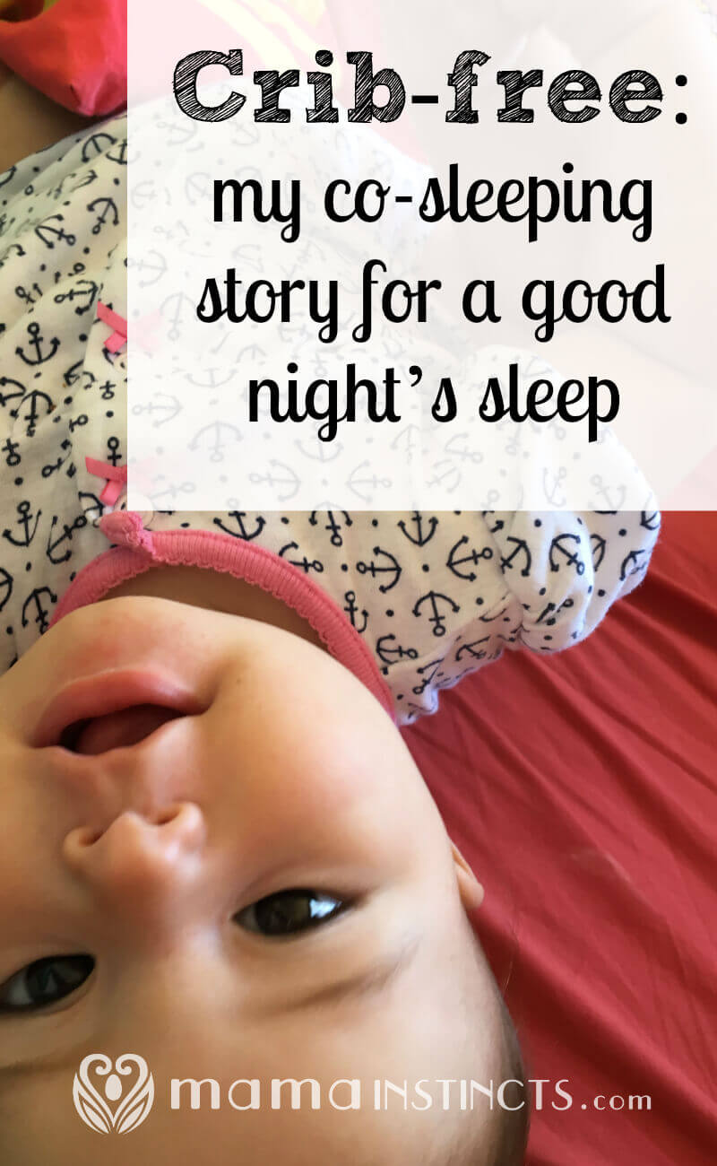 How we went from trying a crib to bed sharing and actually getting sleep. Co-sleeping when done safely is a great solution for night-time with babies.