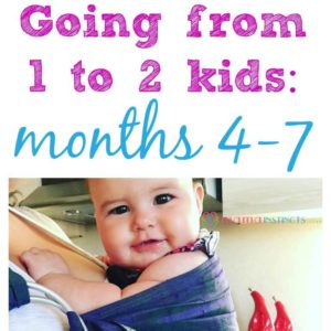 Find out what it's like going from having 1 kid to having 2 kids. Our journey and tips on what got us through during months 4-7 of our new baby's life.