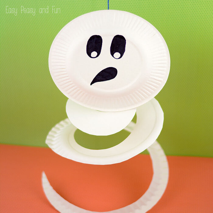 Ghost-Paper-Plate-Craft