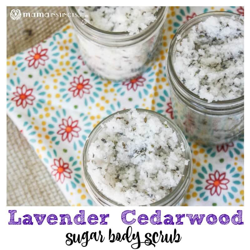 Who says you can't have a spa experience at home? Try this refreshing Lavender Cedarwood sugar body scrub and feel yourself come back to life.