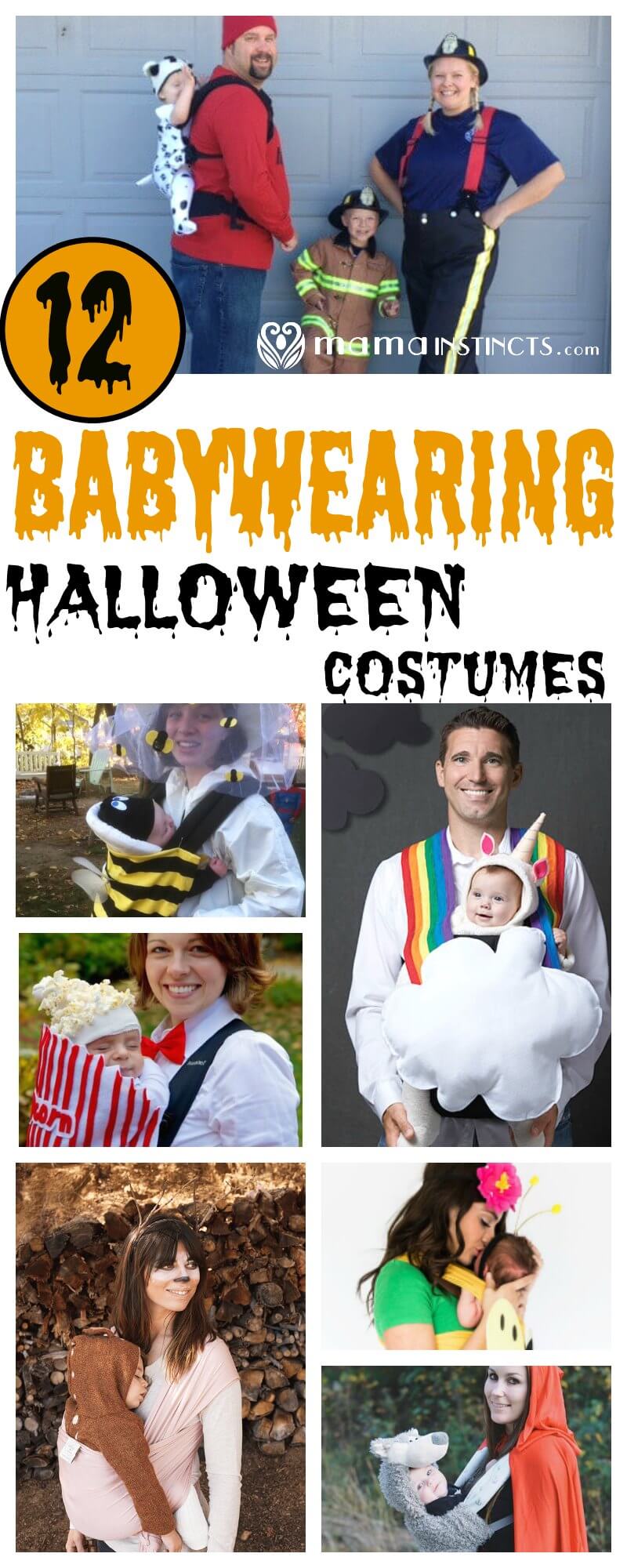 Are you a babywearing this Halloween? Then check out these awesome Halloween babywearing costumes that you can easily make at home.