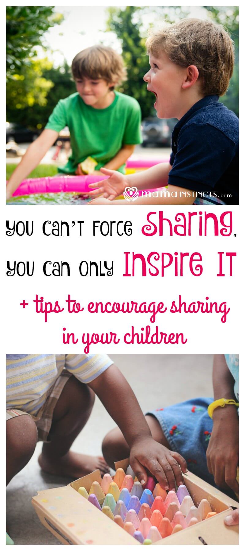 What do you do when all of a sudden 2 kids want the same toy? Forcing them to share is not the answer. Find out why and how to inspire sharing in your child.