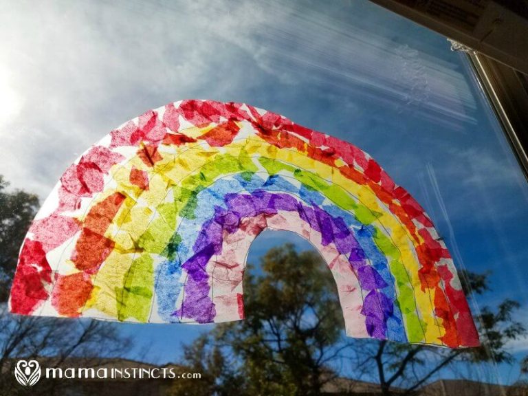 Rainbow Suncatcher Craft – Mama Instincts®