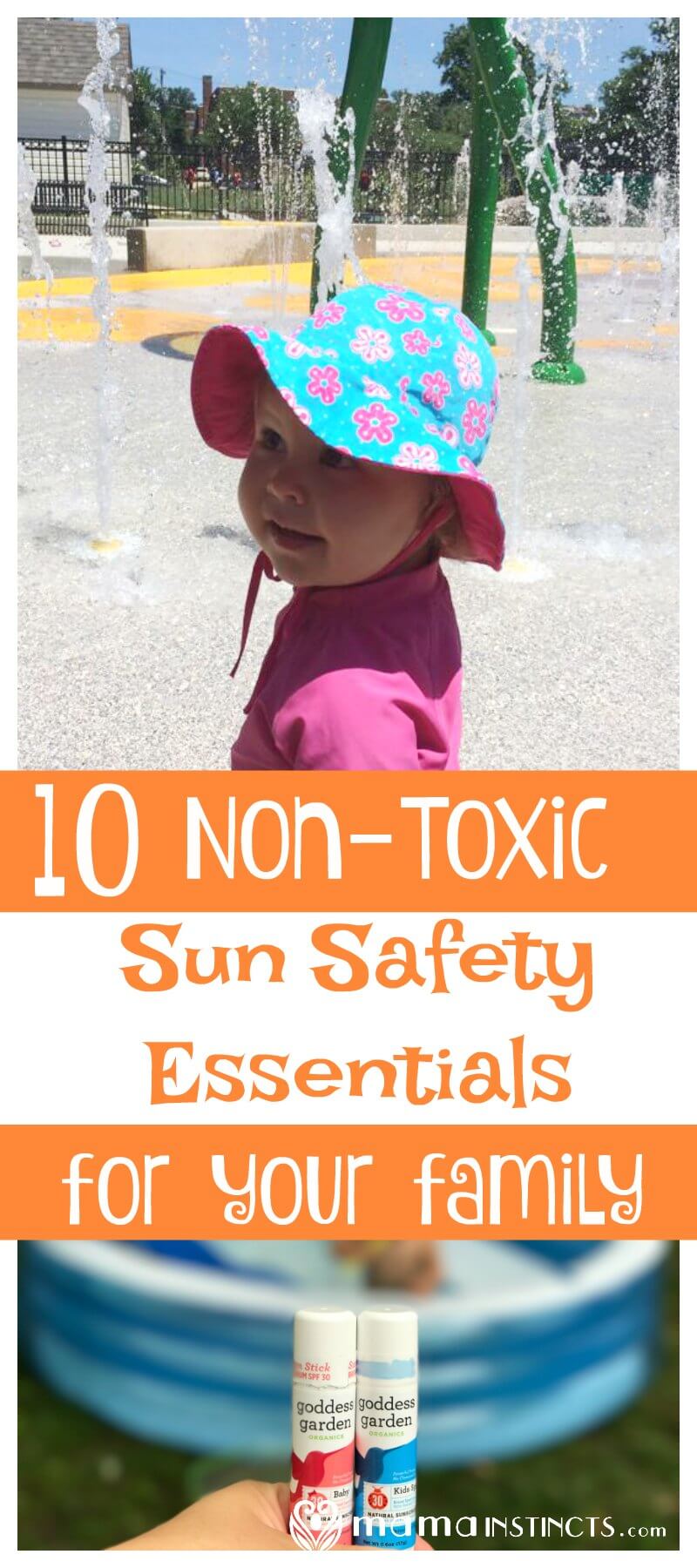 Summer is here once again which means sunscreen is advertised everywhere but did you know that conventional sunblock contains toxic chemicals? Find out what are the best practices to keep your children away from toxic chemicals during the summer time, while still protecting from the sun. From non-toxic sunscreen to UV blocking shirts and more.