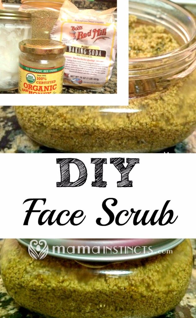 Make your own organic, natural & non-toxic face scrub in under 5 minutes. Your skin will feel so much cleaner and smoother.