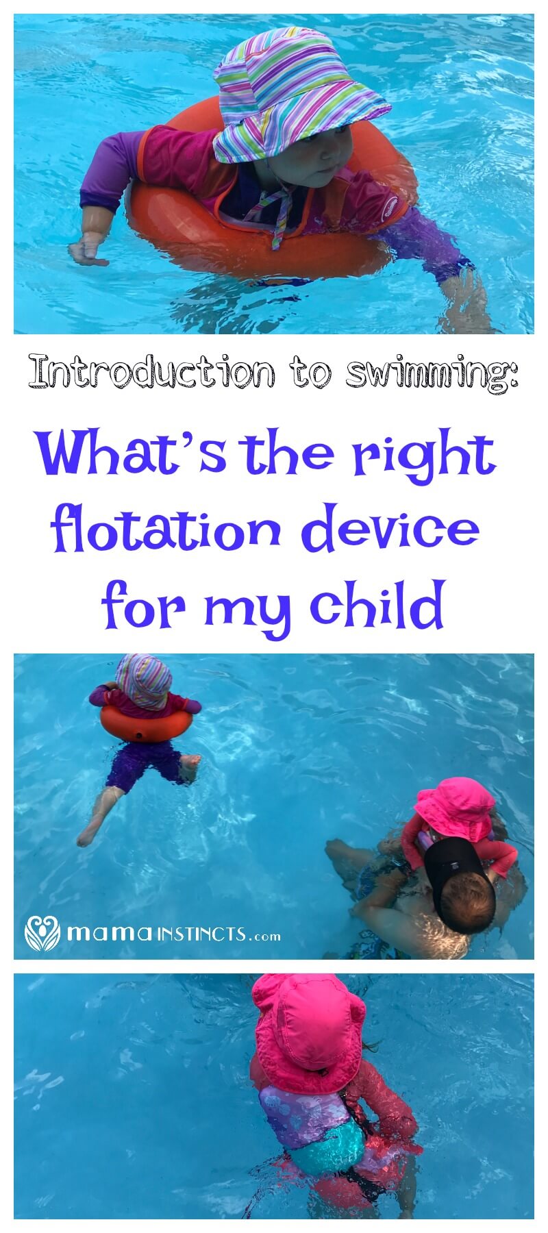Does your child love to play in the pool but doesn't know how to swim yet? Find out which is the best type of flotation device for your child depending on weight and their swimming skills. A summer must-have!