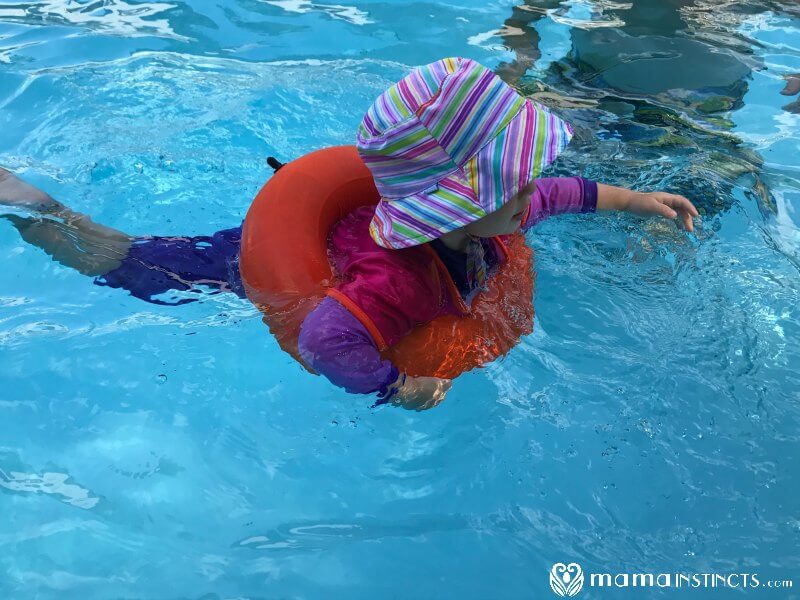 Purple Learn to Swim Set Malmsten Kids Flipper D2 M Childrens Toddlers and Kids Foam Float Discs Medium Swim Training Aid 