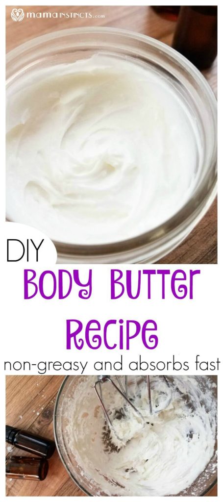 Are you tired of greasy body butters? Try this DIY body butter recipe. It absorbs really fast and doesn't leave a greasy residue. Perfect for your morning beauty routine.