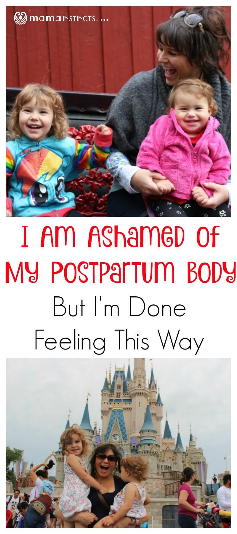 Learning to love your postpartum body is hard. A lot of us feel ashamed, in silent, but ashamed. It is time we stop feeling this way, take care of our health and embrace our new selves. #parenting #postpartum #loveyourbody
