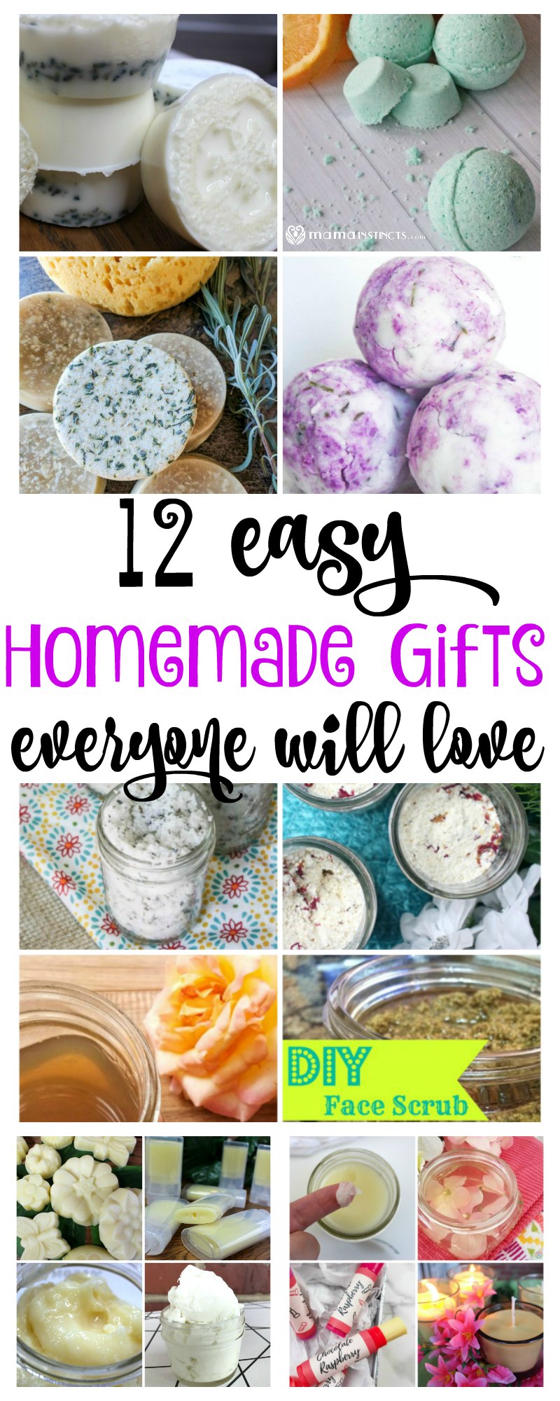 Looking for a homemade gift everyone will love? Try one or two of these recipes. They're easy to make and the products turn out great! #DIYbeauty #homemadegifts