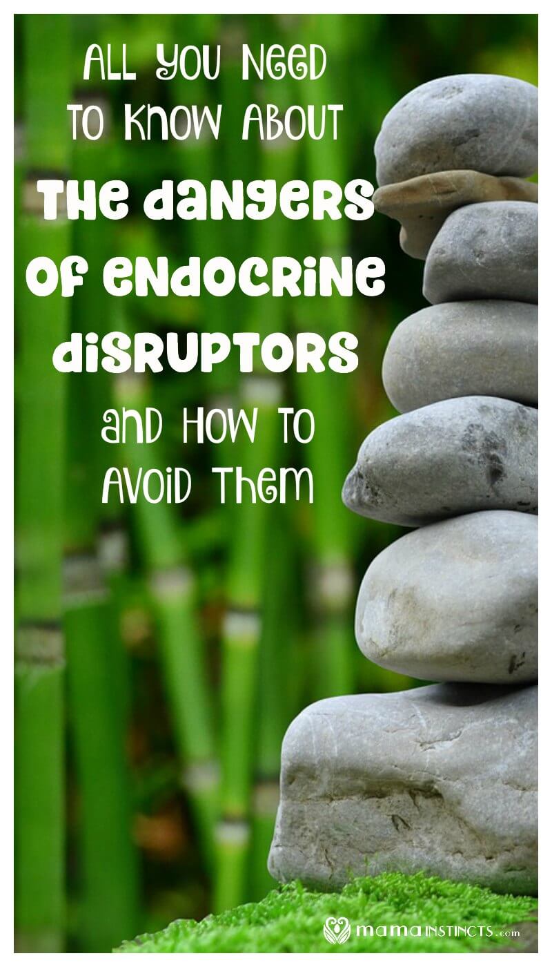 Endocrine Disruptors are chemicals that have been linked to all sorts of health issues and are especially harmful to children and pregnant women. Find out all your need to know about endocrine disruptors and how to avoid them. #GreenLiving #NonToxic #ToxicFree #NaturalLiving