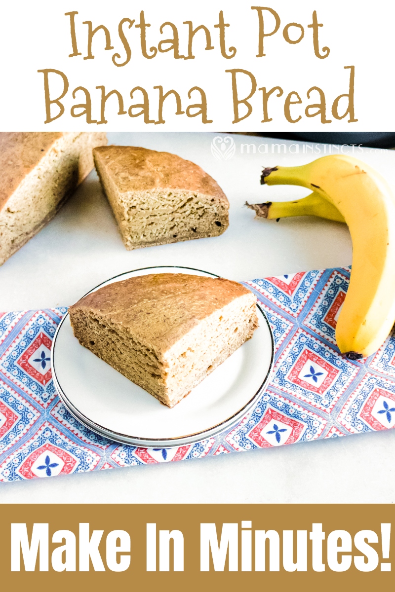 Instant Pot Banana Bread Recipe