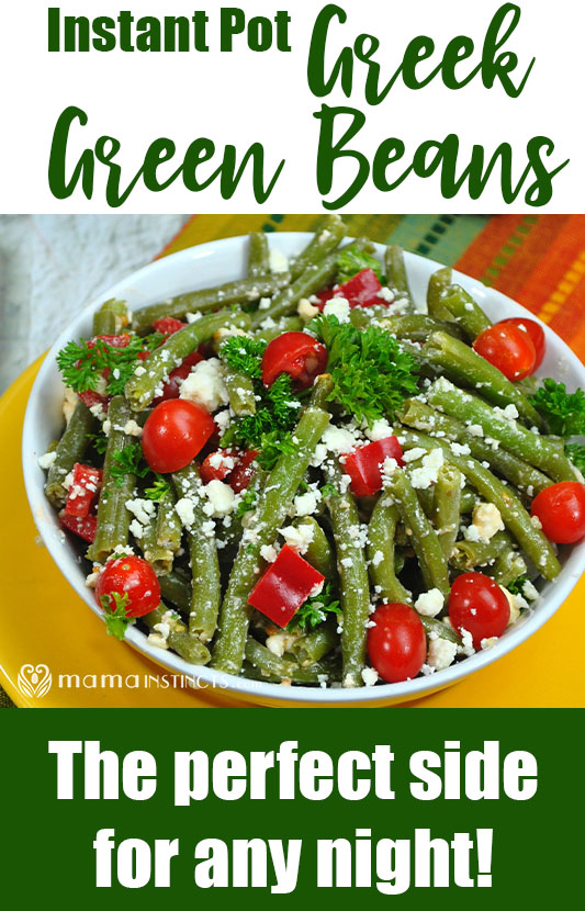Easy Recipe for Instant Pot Greek Green Beans