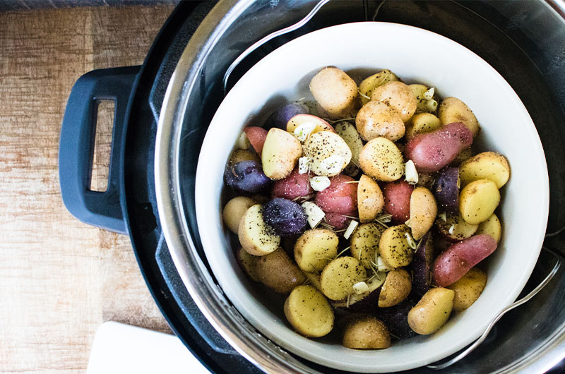 Instant Pot Herbed Fingerling Potatoes