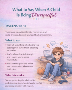What to Say When a Child Is Being Disrespectful (at Every Age) – Mama ...